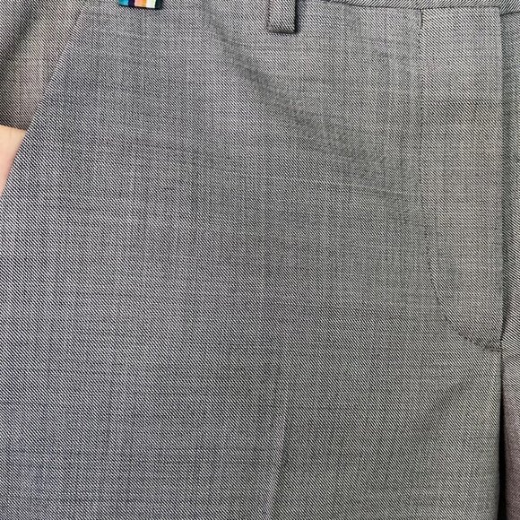 Paul Smith Womens Soho Fit Trouser Pants Size 38 Pure Wool Mid Rise Cropped - Picture 10 of 13